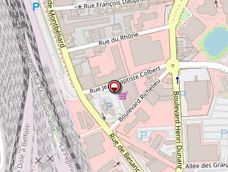 Carte de Quick à Belfort