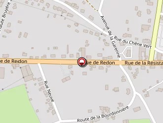 Carte de Redon Pneus à Guémené-penfao