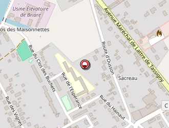 Carte de La Nationale à Briare