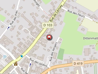 Carte de La Clé Des Champs à Dannemarie