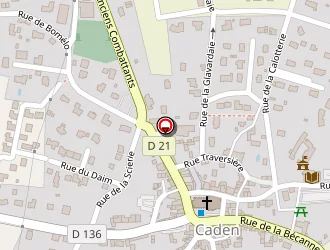 Carte de Le Kaden à Caden