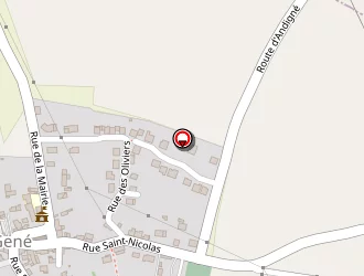 Carte de Mairie De Gene à Gené