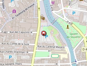 Carte de Deventic à Belfort