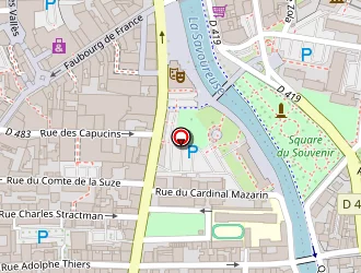 Carte de Salon Danvin Robert à Belfort