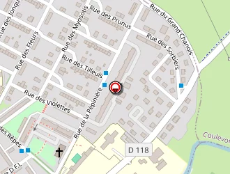 Carte de Agence Postale à Vesoul