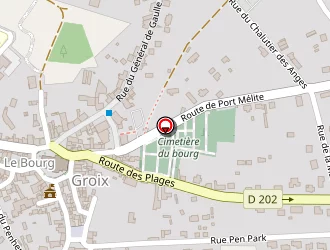 Carte de O'kirbis à Groix