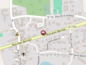 Carte de A.v.p à Thorigné-d'anjou