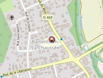 Carte de Antoine Alain à Bartenheim