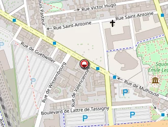 Carte de La Buanderie à Belfort