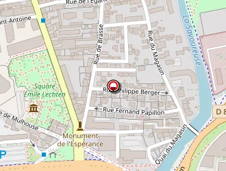 Carte de Manhattan Pizza à Belfort