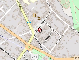 Carte de Pjct à Lude (le)