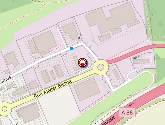 Carte de Jet Services Helicoptere à Belfort