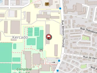 Carte de Piscine Kercado à Vannes