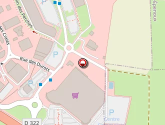 Carte de Centre Leclerc à Pusey