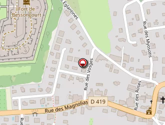 Carte de Autodiva à Bessoncourt