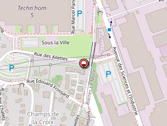 Carte de Métal Est à Belfort