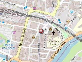 Carte de La Boutique à Redon