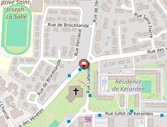 Carte de Villa D'ys à Vannes