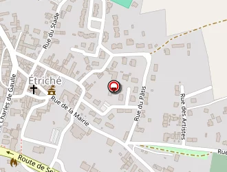 Carte de Ecole Publique Primaire A. Daudet à Étriché