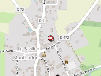 Carte de Garage Martineau à Monthodon