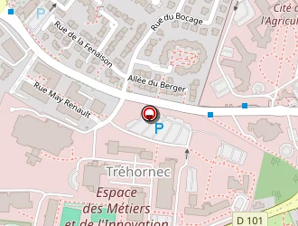 Carte de C.f.a. (centre De Formation D'apprentis) à Vannes