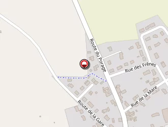 Carte de Anjou Trajet à Étriché