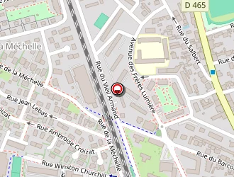 Carte de Ecole Raymond Aubert à Belfort