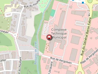 Carte de Les Puces à Vannes