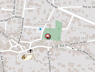 Carte de Bréchard Electricité Plomberie à Étel