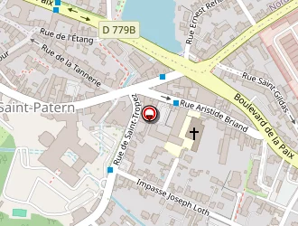 Carte de Quality Hotel La Marébaudière à Vannes