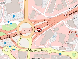 Carte de La Générale D'optique à Vannes