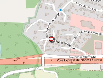 Carte de Dance Center à Vannes