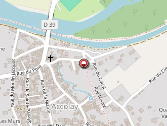 Carte de Terrain De Pétanque à Accolay