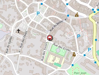 Carte de Belle Alré à Auray