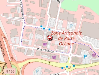 Carte de Alain Afflelou à Auray