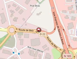 Carte de Rouenel à Auray