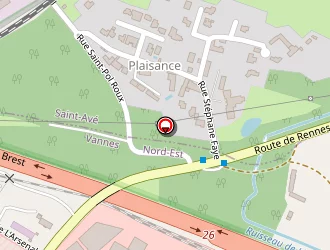 Carte de Le Pavec Richard à Vannes