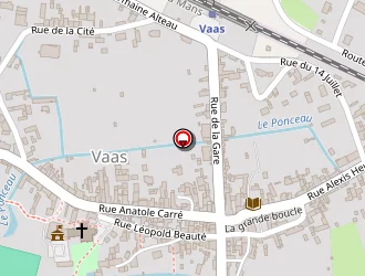 Carte de Commune De Vaas Mairie à Vaas