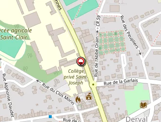 Carte de Le Petit Robinson à Derval