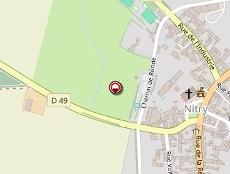 Carte de La Grange à Nitry