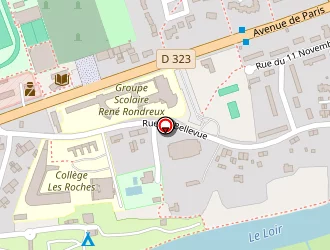 Carte de Collège Les Roches à Durtal