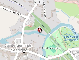 Carte de Le Saint James à Sainte-gemmes-d'andigné