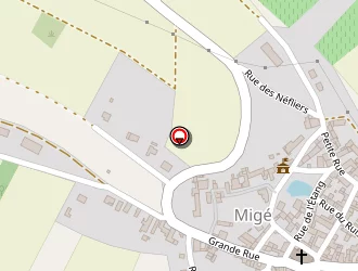 Carte de Salle Des Fêtes à Migé