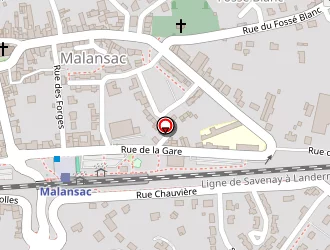 Carte de Le London à Malansac