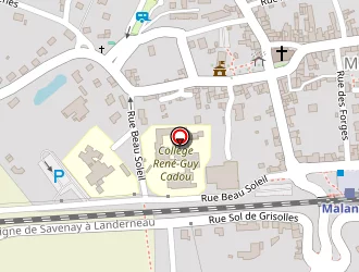 Carte de Salle Omnisports à Malansac