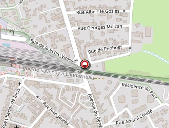 Carte de De Mane Bras (earl) à Auray