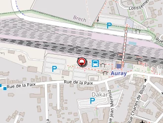 Carte de Agora Services à Auray