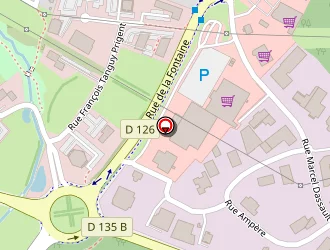 Carte de Ménachoc à Saint-avé