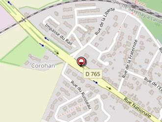 Carte de Moderne Facade à Brech