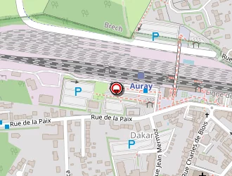 Carte de Relais H à Auray